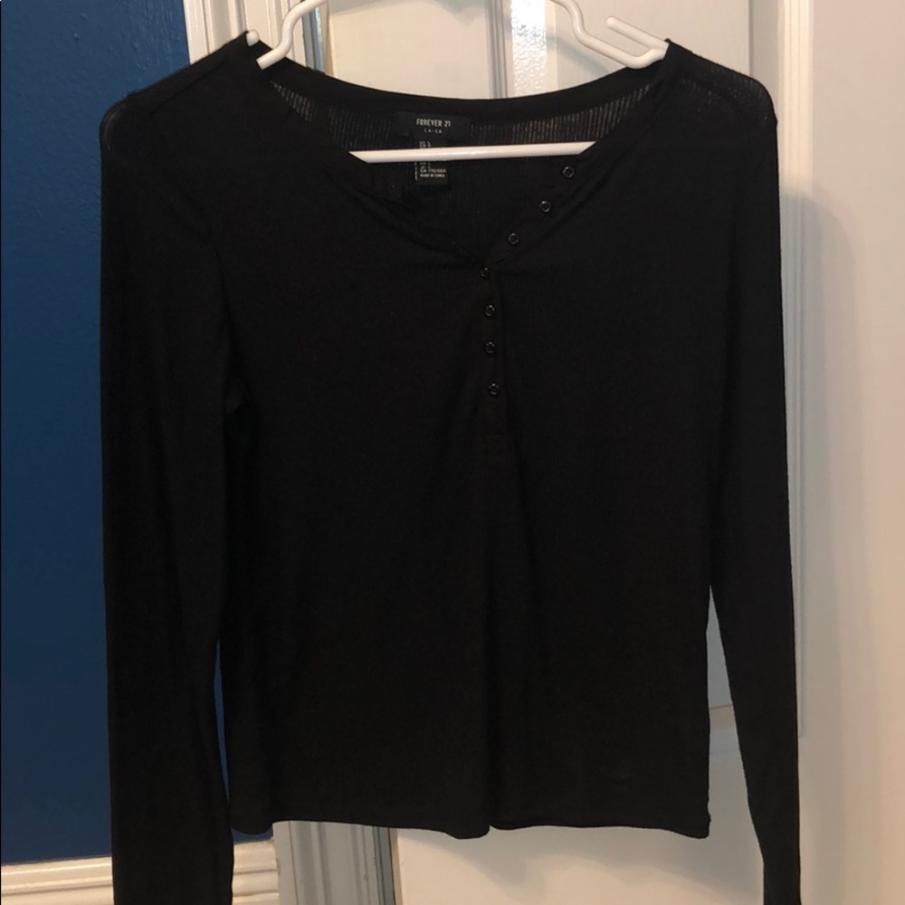 Long sleeve black shirt